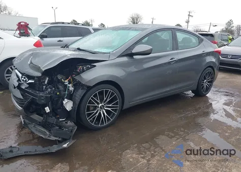 2014 Hyundai Elantra Se из США, поврежденный, VIN 5NPDH4AE3EH482128